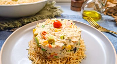 Salpicão com maçã verde