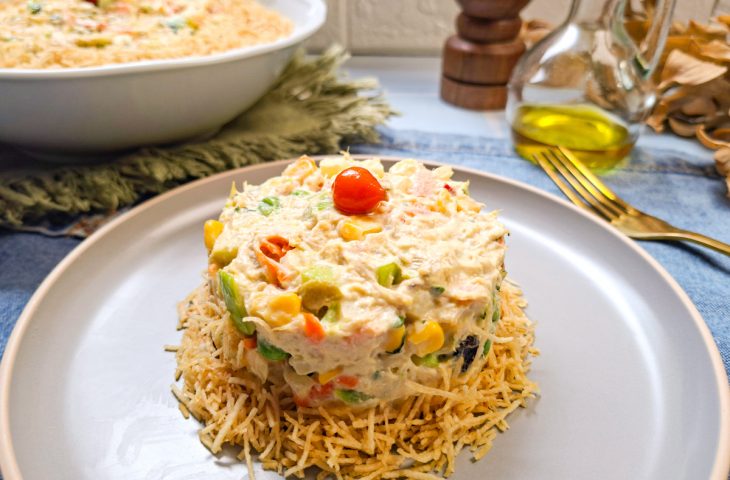 Salpicão com maçã verde