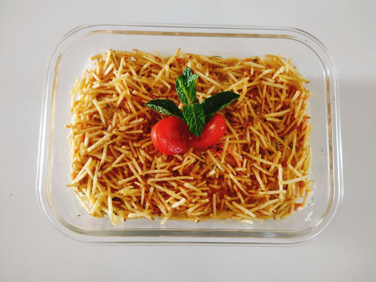 Salpicão de frango cremoso