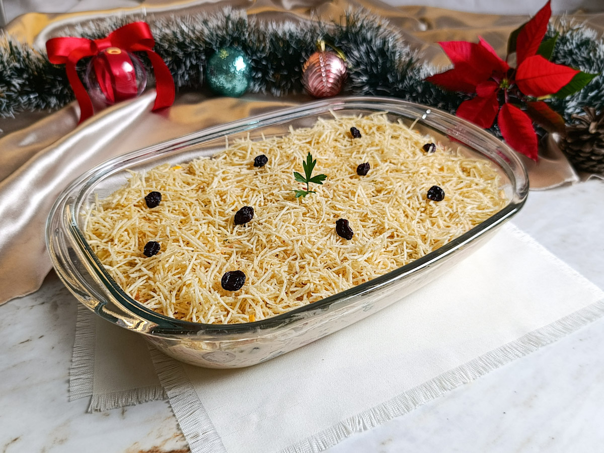 Salpicão de Natal simples