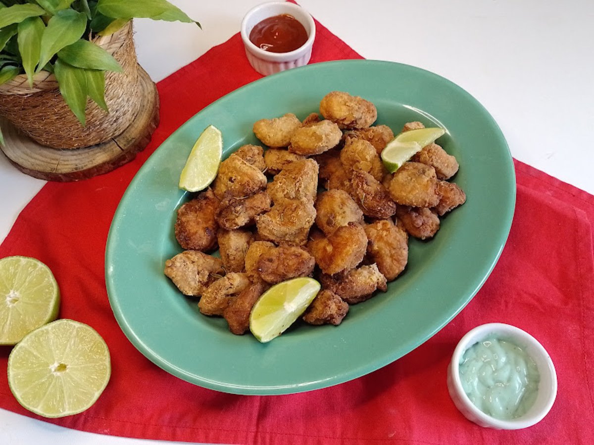 Sambiquira de frango na panela