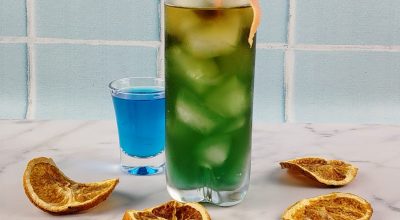 Screwdriver com chá mate