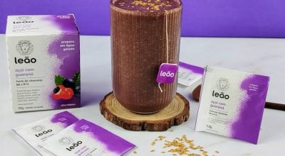 Shake de açaí com guaraná