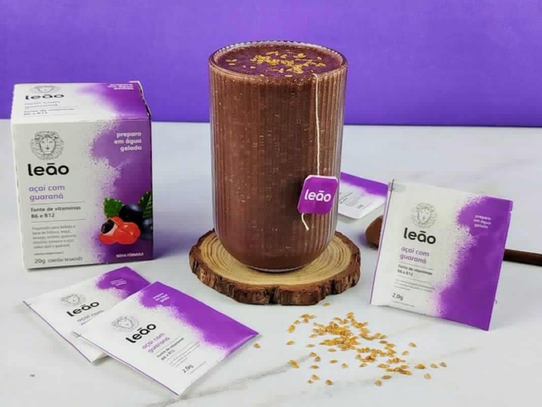 Shake de açaí com guaraná