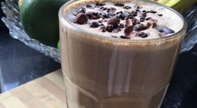 Shake de café e cacau