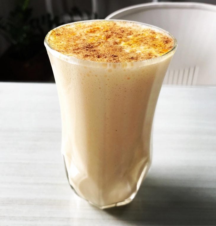 Shake de maracujá com especiarias