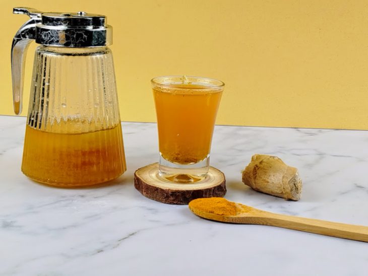 Shot pronto para servir.