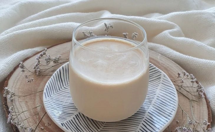 Smoothie de banana com abacaxi