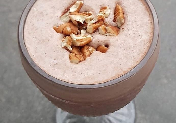 Smoothie de café com nozes