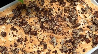 Sobremesa de Bis na travessa