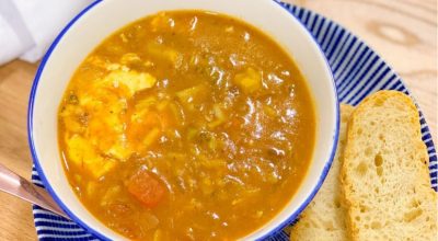 Sopa cabeça de galo