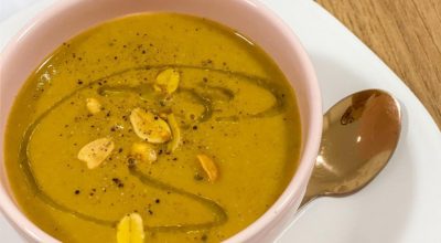 Sopa creme de grão-de-bico