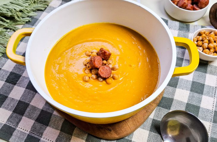 Sopa creme de grão-de-bico