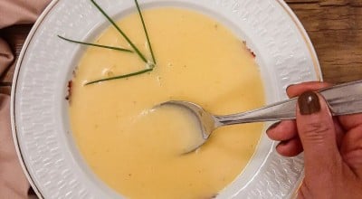 Sopa creme de mandioquinha