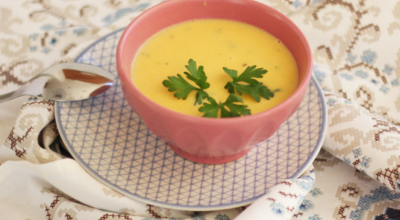 Sopa cremosa de batata
