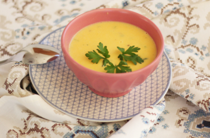 Sopa cremosa de batata