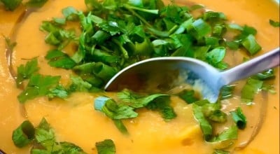 Sopa cremosa de legumes