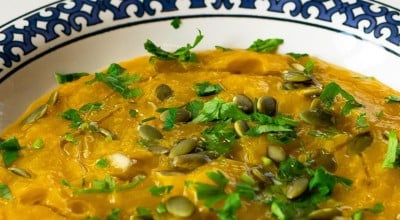 Sopa de abóbora detox