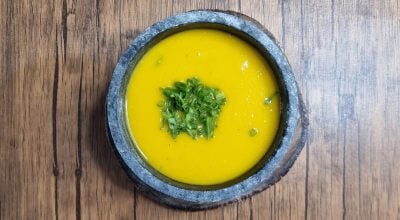 Sopa de abóbora e cenoura light