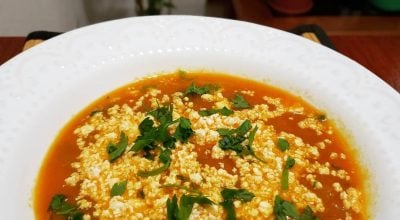 Sopa de cenoura com gengibre