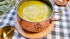 Sopa de ervilha com batata