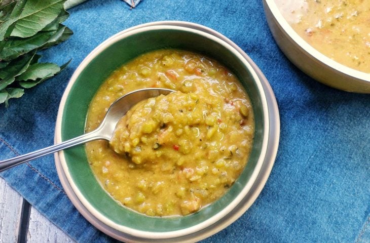 Sopa de ervilha seca