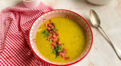 Sopa de ervilha simples