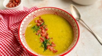 Sopa de ervilha simples