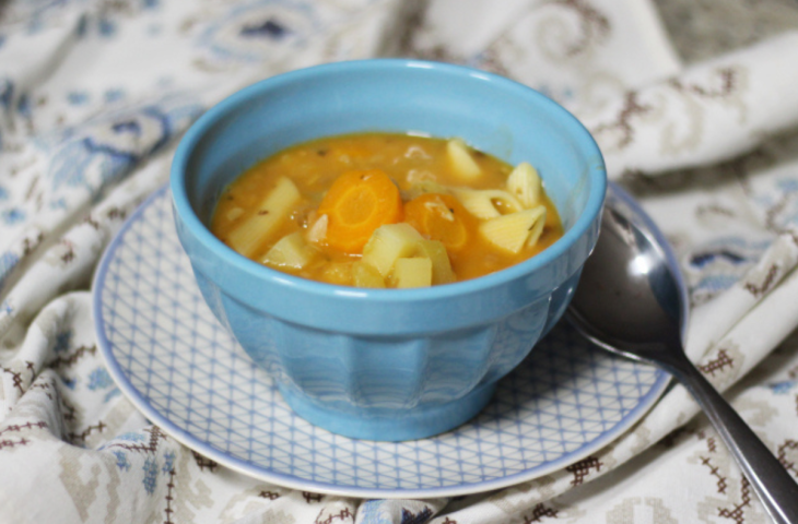 Sopa de legumes fácil na pressão