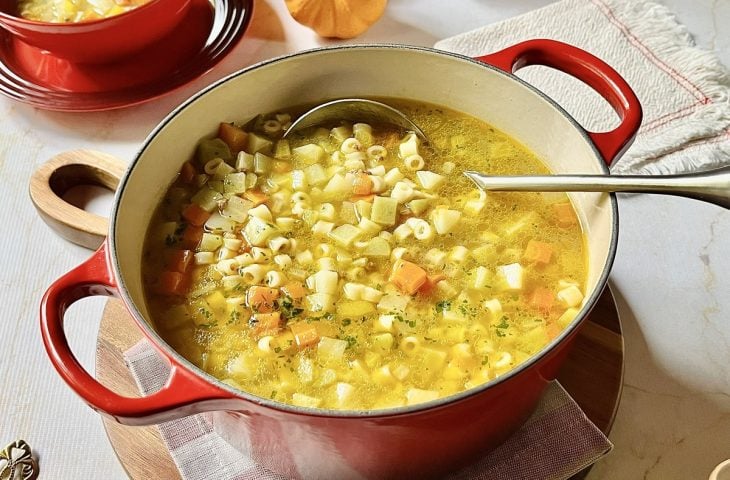 Sopa fácil e rápida