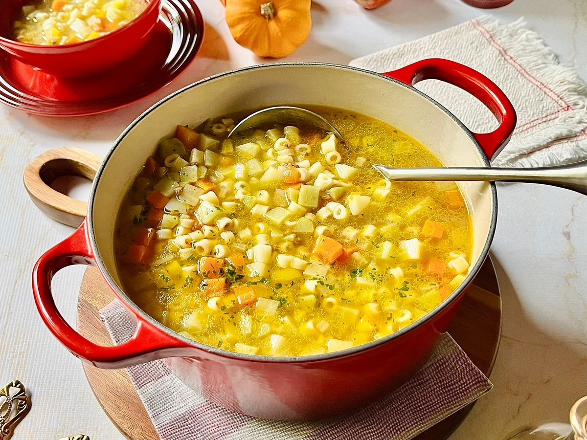 Sopa fácil e rápida