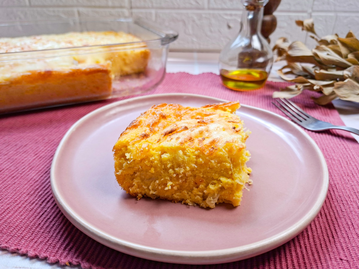 Sopa paraguaia fácil e rápida