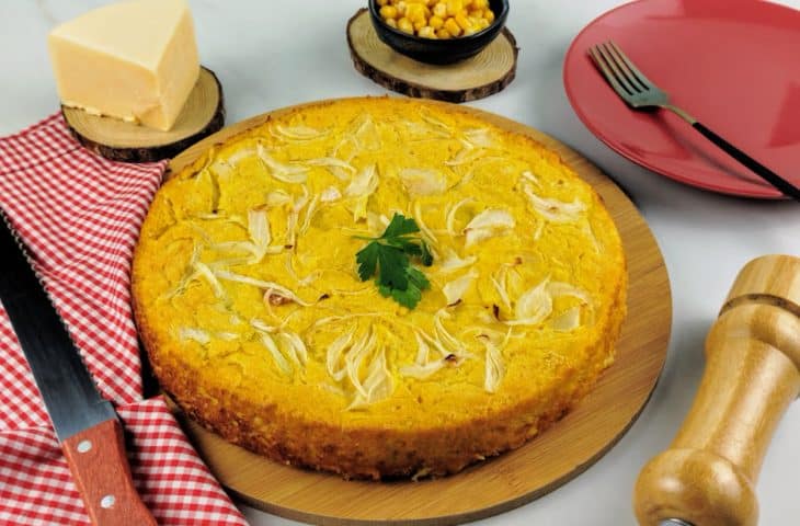 Sopa paraguaia simples