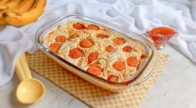 Sorvete de banana caseiro