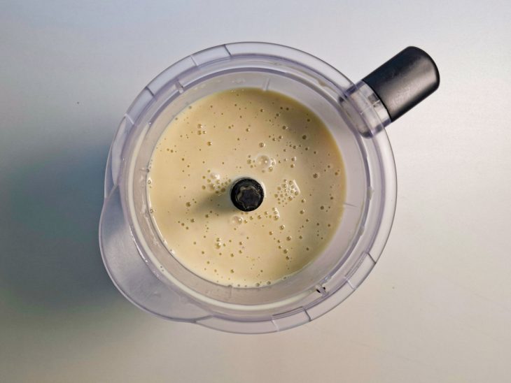 Ingredientes batidos.