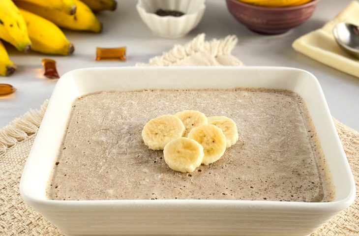 Sorvete de banana fit