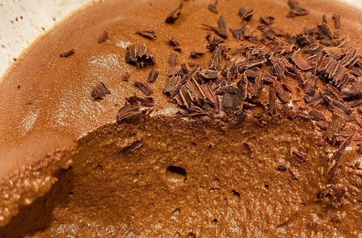 Sorvete de chocolate low carb