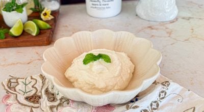 Sour cream com iogurte