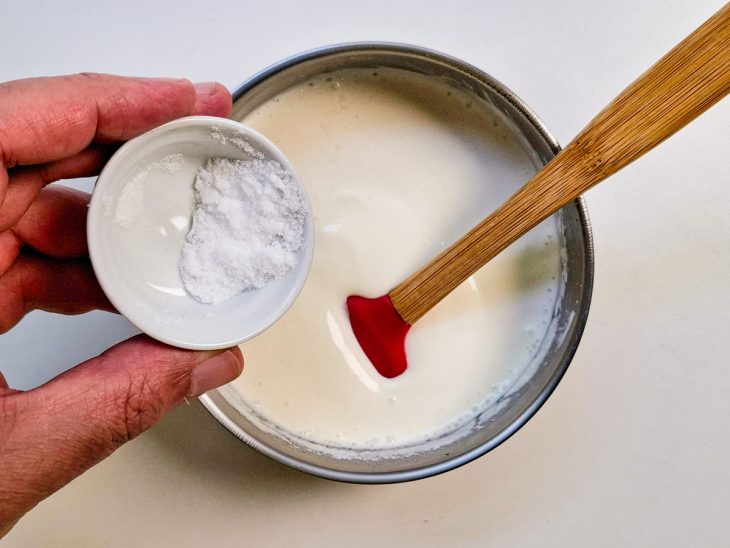 Sal ajustado na receita.