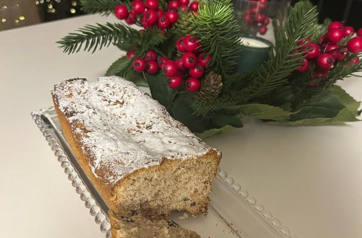 Stollen sem gluten e sem lactose