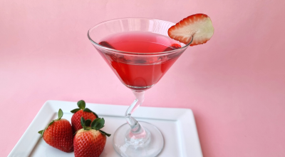 Strawberry martini