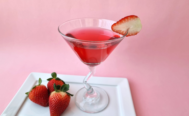 Strawberry martini