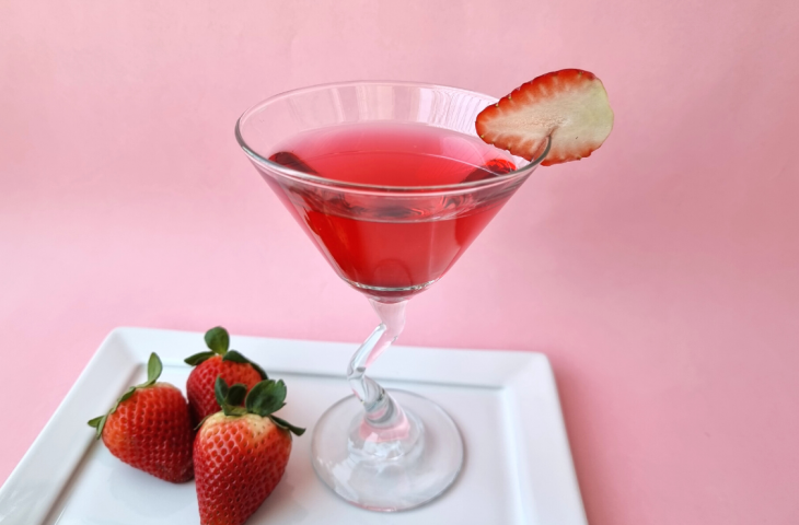 Strawberry martini