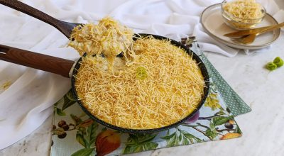 Strogonoff com creme de milho