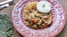 Strogonoff de carne rápido