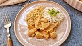 Strogonoff de frango tradicional