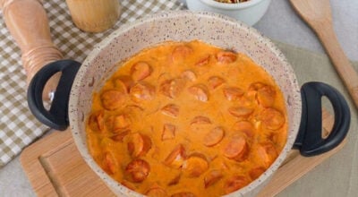 Strogonoff de salsicha