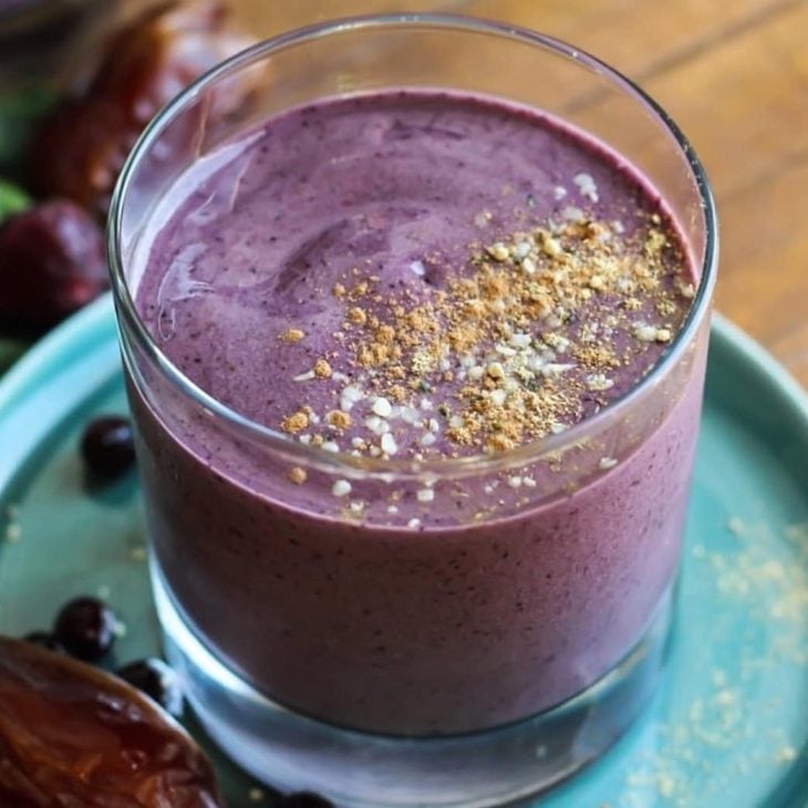 Suco de açaí com laranja