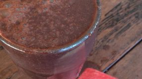Suco de açaí com melancia e laranja