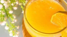 Suco de manga com limão